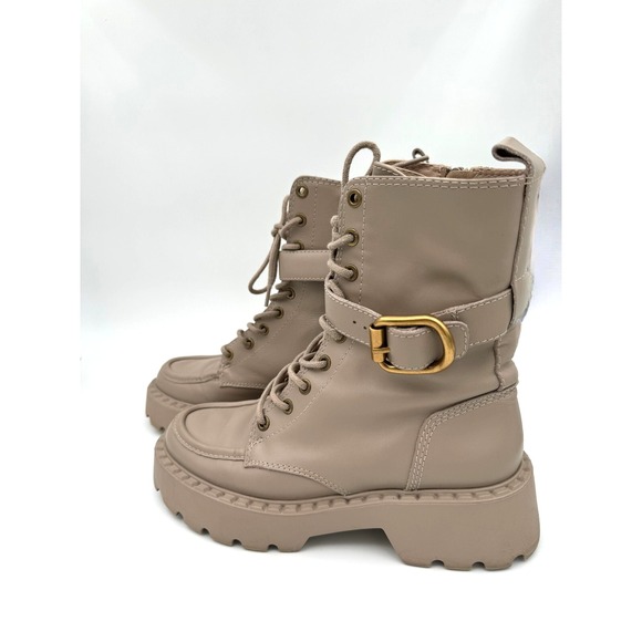 Uterque Women's Leather Ankle Boots 5108/880/040 /Size 7.5 US / Removable Buckle - Picture 2 of 14